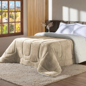 Edredom Casal Queen Manta Pele Lã Carneiro Grosso Quentinho