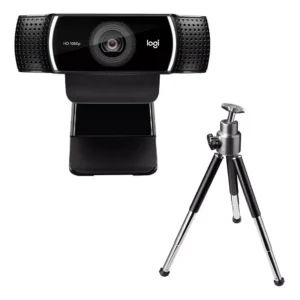Webcam Full HD Logitech C922 Pro Stream com Microfone Embutido/Tripé incluso