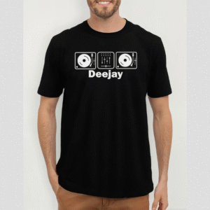 Camiseta Dj Deejay Mesa De Som Mixagem Música Algodão Pt