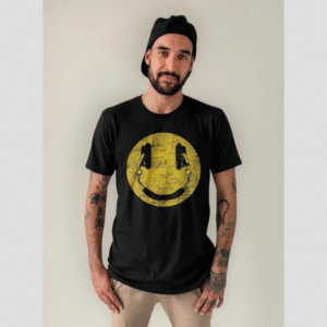 Camiseta Masculina Dj Fone Smile Música Love Rock Pop Tumblr