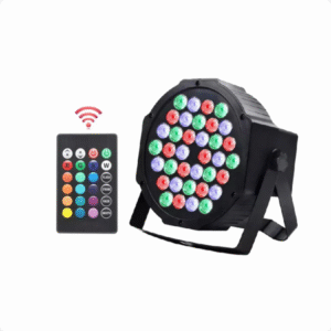 Canhão Refletor Par 64 Rgb 36 Leds 1w Dmx Strobo Slim 110v/220v