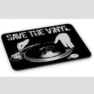 Mousepad Dj Disco Vinil Pickup Vintage Música Retrô Anos 80