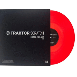 Time Code Traktor Scratch Vinyl Mk2-red-