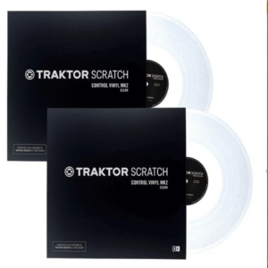 Time Code Traktor Scratch  Vinyl Mk2 Clear Kit (02) Unidades