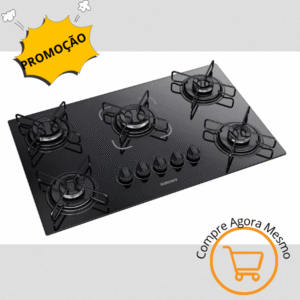 Cooktop Itatiaia Essencial 5 Bocas Preto - 127/220V