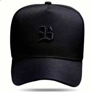 Boné Masculino Snapback Logo Basic All Black Blck Aba Curva