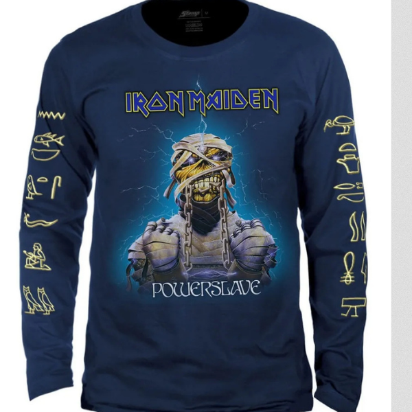 Camiseta Stamp Manga Longa Iron Maiden Long
