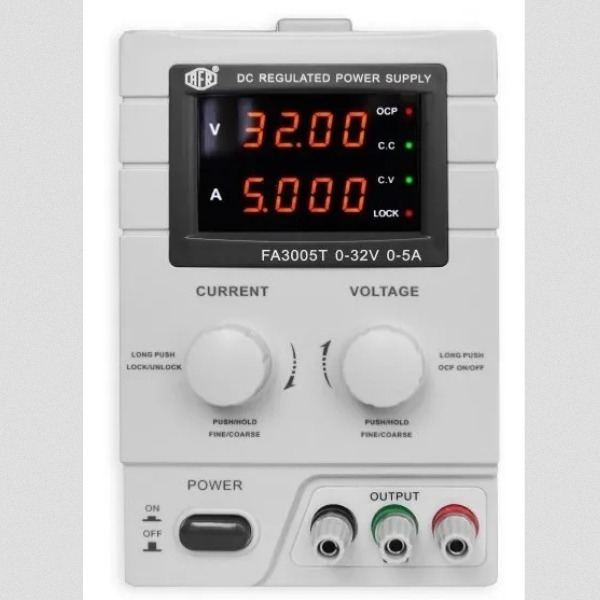 Fonte De Bancada Digital Afr Fa-3005t Com 4 Dígitos