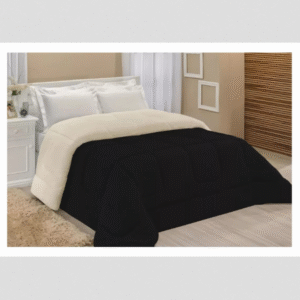 Edredom Cobertor Coberdrom Sherpa Casal Queen Grosso Macio