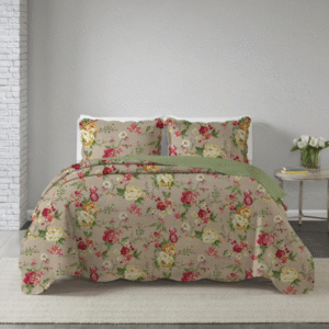 Cobre Leito Paris Padrão Casal 2.40x2.20m 3 Peças Dupla Face