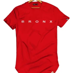 Camiseta Long Line Bronx Street Blusa Pinte Alongada Básica