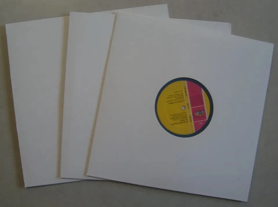 Kit 20 Capas Discos De Vinil Com Furo No Meio, Padrão Djs Discos De Vinil 12 Polegadas