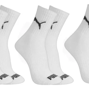 Kit 3 Pares Meias Puma Cano Médio Original Masculino Algodão