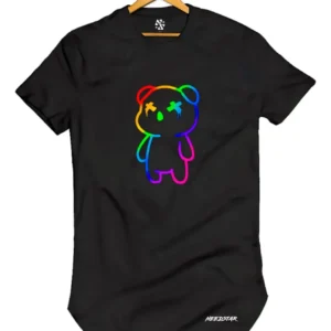 Camisa Camiseta Longline Masc Blusão Needstar Ursoxx Color4