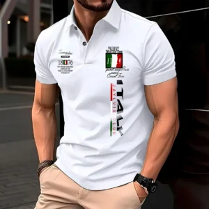 Camiseta Masculina Italy 1776 Polo Premium Piquet